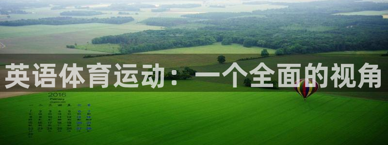 一竞技官网下载软件：英语体育运动：一个全面的视角